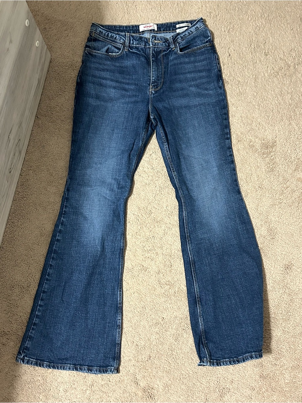 Wrangler Women's Dark Blue Flare Jeans
